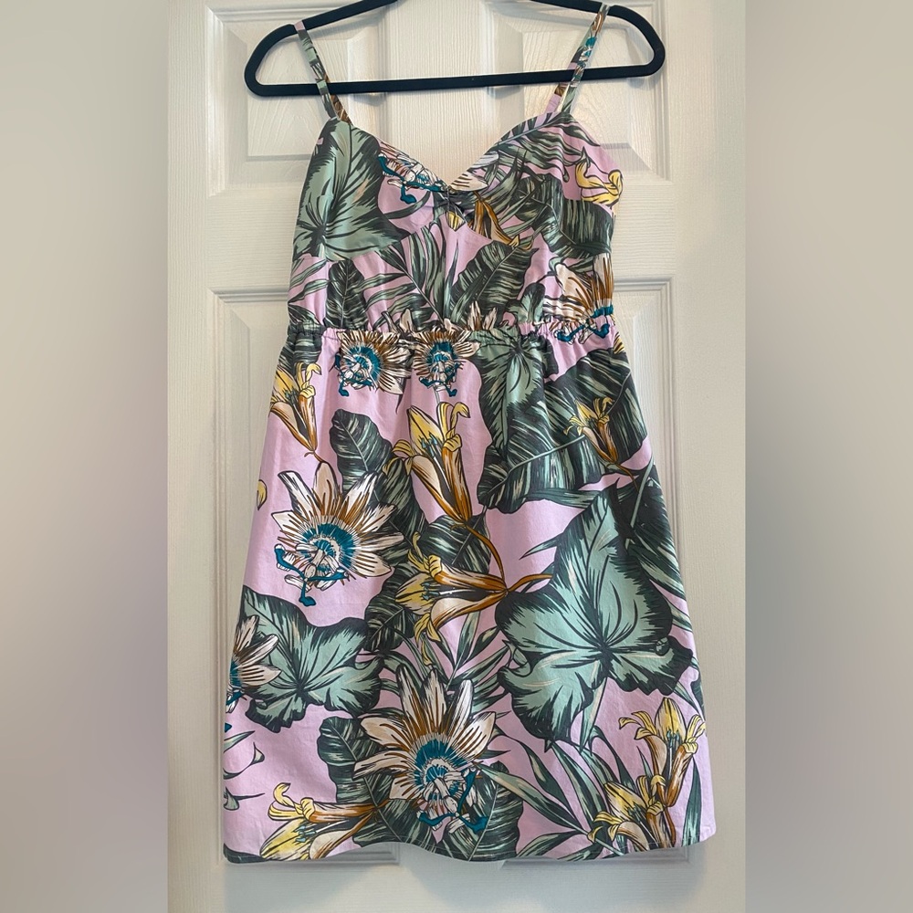 JCREW Floral Women’s Dress in Pink and Green